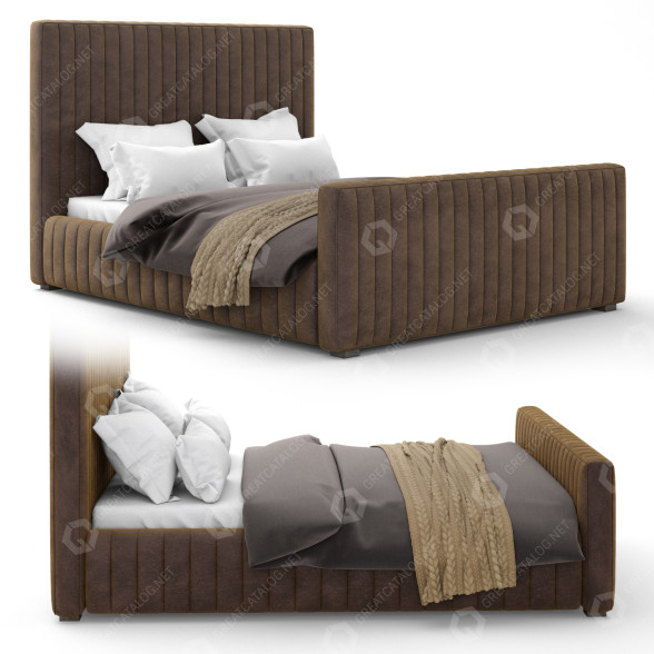 Ліжко West Elm Draven Loft 3D модель