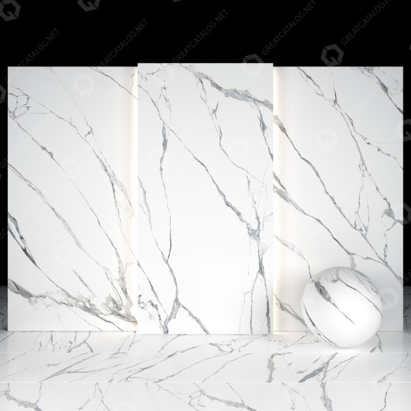 Azulejo Gorgeous Statuary Marble Modelo 3D