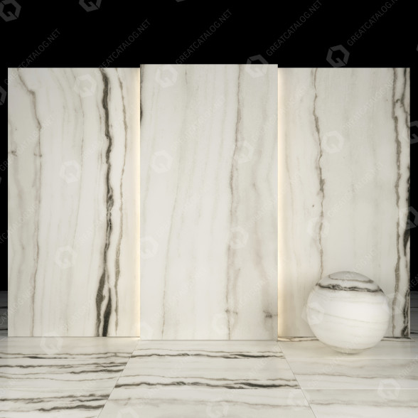 Azulejo White Fantasy Marble Modelo 3D