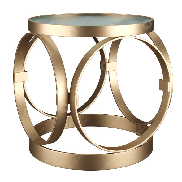 Stolik kawowy Stephen Side Antique Brass by Villa & House model 3D