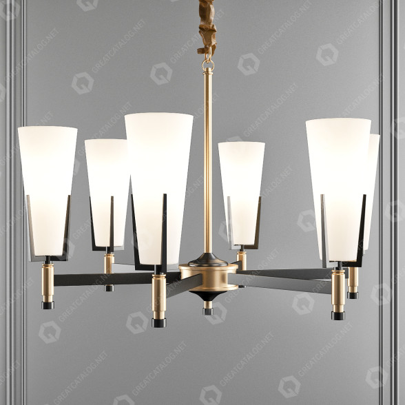 Люстра Team Brass New by Loft4You 3D модель