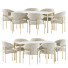 Mesa y sillas Meridiani Dining Set 32 - zvezdaboy