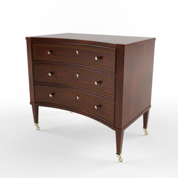 Kommode  Brown Wood 3D-Modell