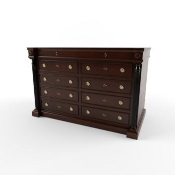 Kommode mit Schubladen  Classic 3D-Modell