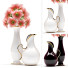 Vase et fleurs Gold Frame - SABHAT KHAN