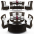 Stół i sofy Rattan Dining Set 2 - SABHAT KHAN