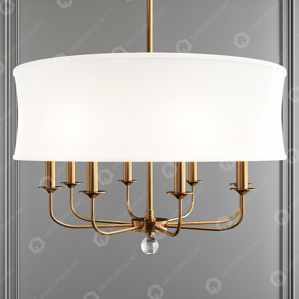 Люстра Ethan Allen Zoe Eight-Light Brass 3D модель