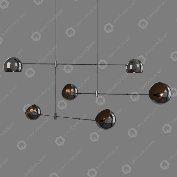 Pendant Lamp David Weeks Studio Boi Duo No 435 3D model