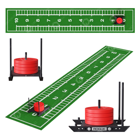 Спортивне покриття Artificial Grass Track and Sled 3D модель