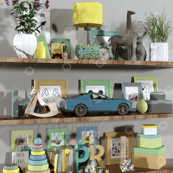 Декор Children Set 132 3D модель