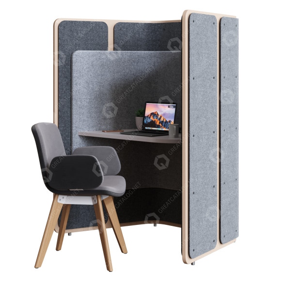 Workspaces Orangebox Coppice 01 3D model