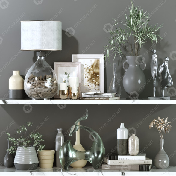 Декор Set 126 3D модель