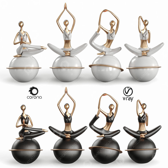 Статуэтки Ballerina 3D модель