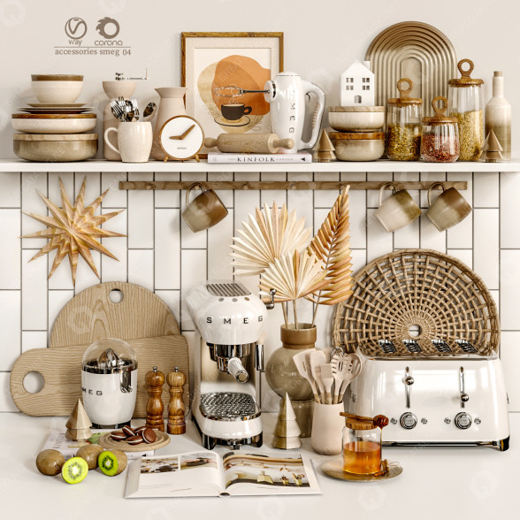 Кухонна техніка та декор Smeg Accessories 04 3D модель