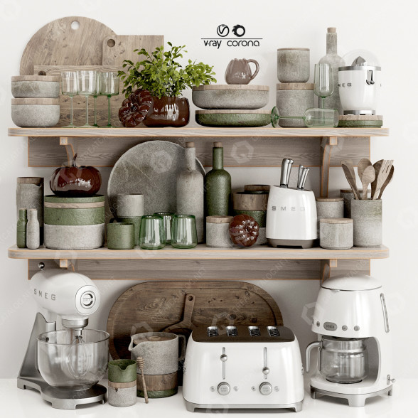 Electrodomésticos de cocina y decoración Smeg Accessories 02 Modelo 3D