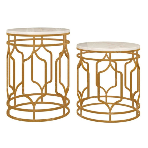 Coffee Tables Marble 3D model