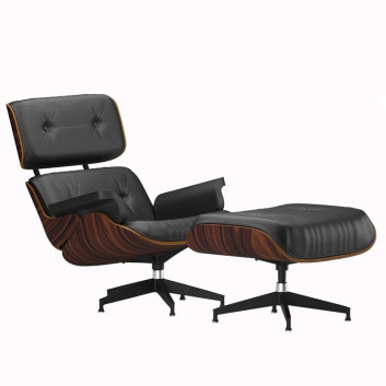 Крісло та пуф  Lounge Mid Century 3D модель