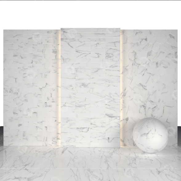 Плитка Origines Blank Marble 01 3D модель