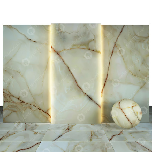 Плитка Onyx Blanche 01 3D модель