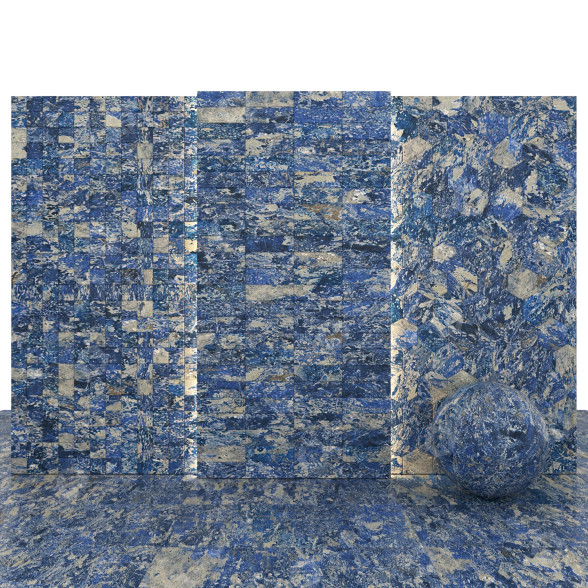 Плитка Blue Marble 05 3D модель