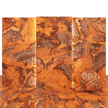 Плитка Crater Earth Marble 3D модель