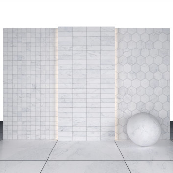 Плитка Delicate White Marble