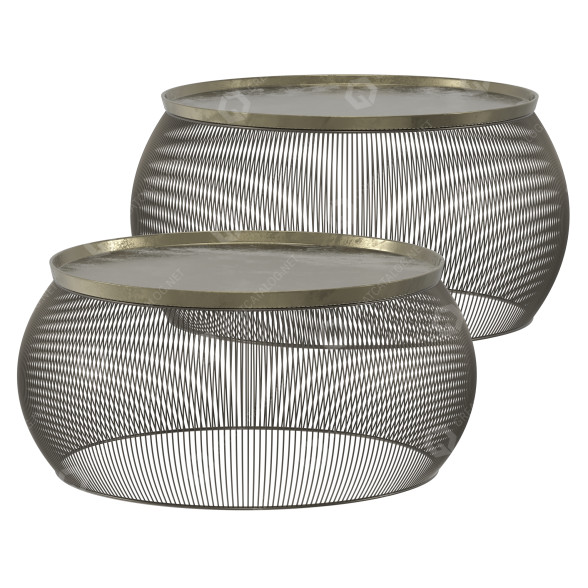 Stoliki kawowe Round Wire model 3D