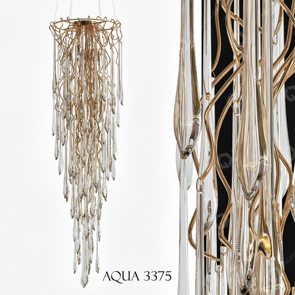 Chandelier Serip Aqua 3375 3D model