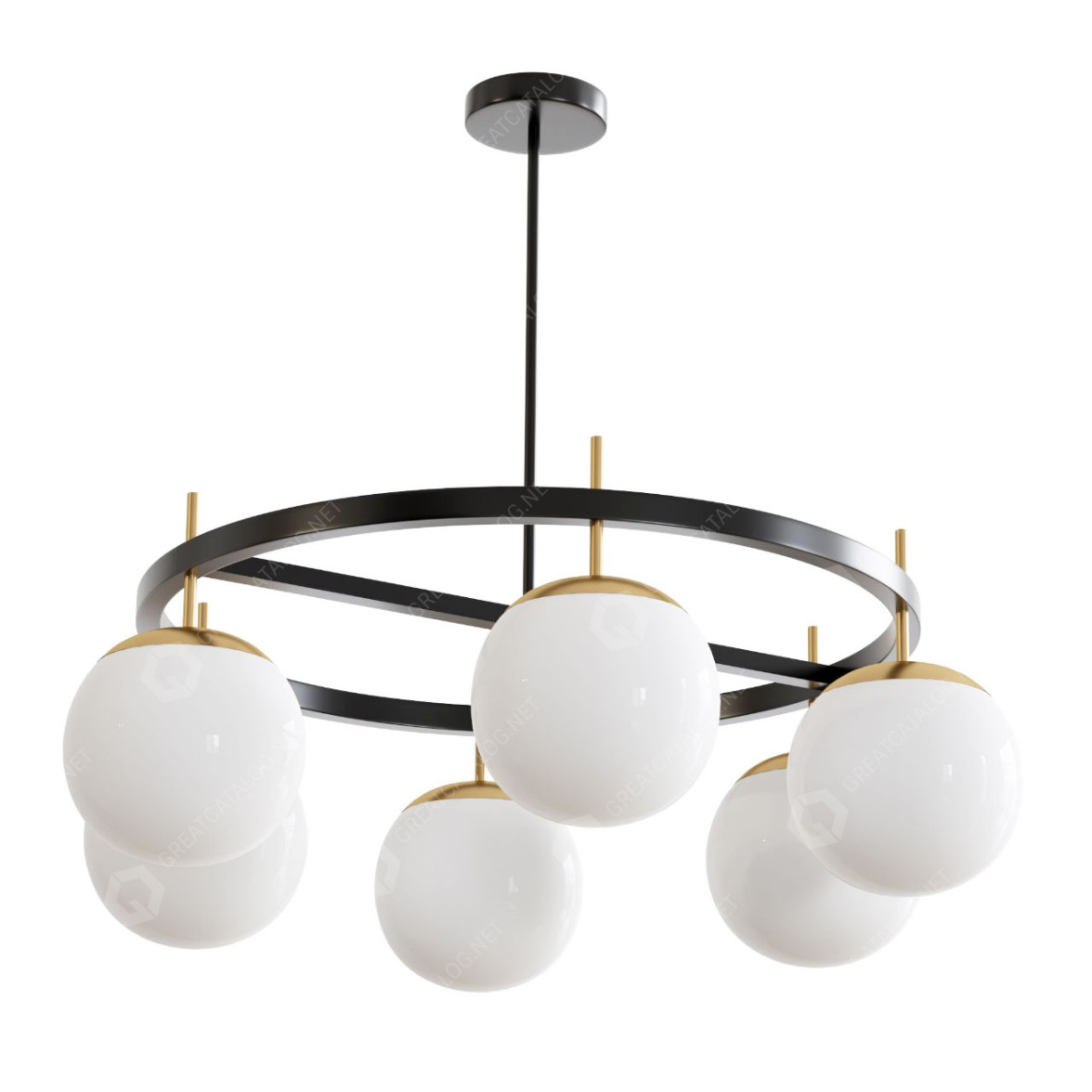 Chandelier Alluria by Kovacs 3D model GreatCatalog 19426