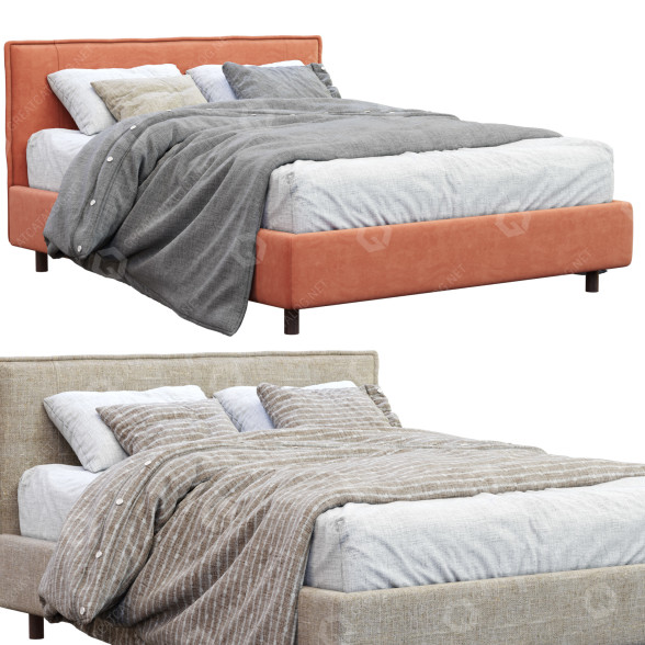 Bett Bonaldo Paco 3D-Modell