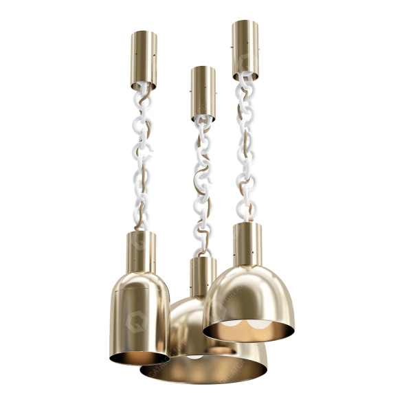 Pendant Lamps Apparatus Link Porcelain 3D model