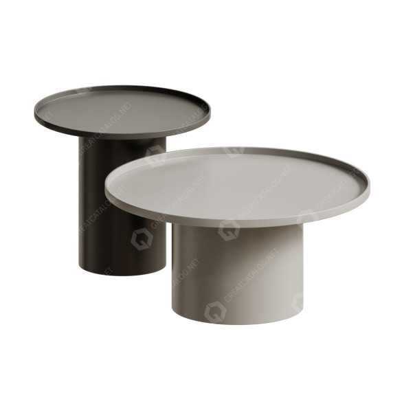 Tables basses La Forma Fleksa modèle 3D
