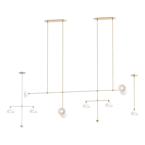 Lampy wiszące Apparatus Trapeze model 3D