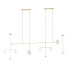 Lampy wiszące Apparatus Trapeze - Yusufdjan