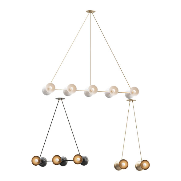 Lampy wiszące Apparatus Trapeze model 3D