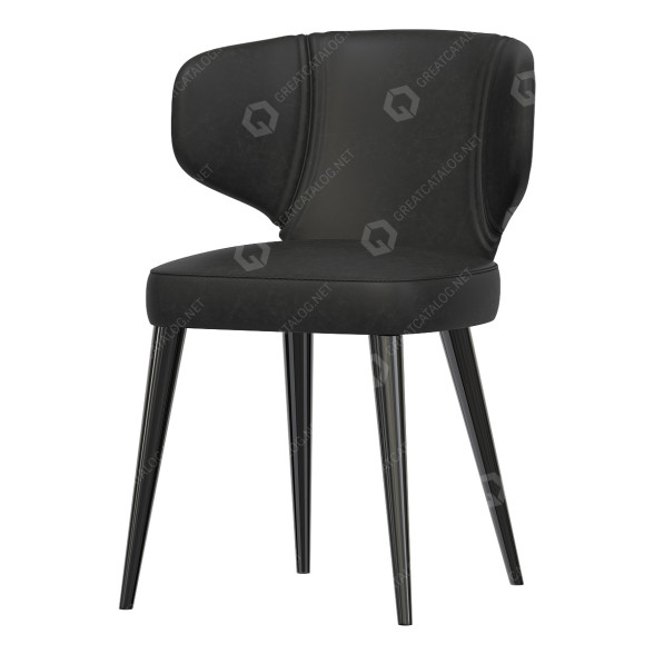 Krzesło Alga York model 3D