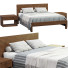 Кровать и тумбочки West Elm Wood - ED-MONTE