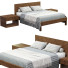 Кровать и тумбочки West Elm Wood - ED-MONTE