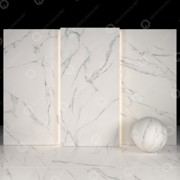 Плитка Statuario White Marble 3D модель