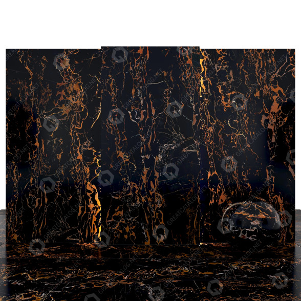 Fliese Portoro Black Marble 3D-Modell