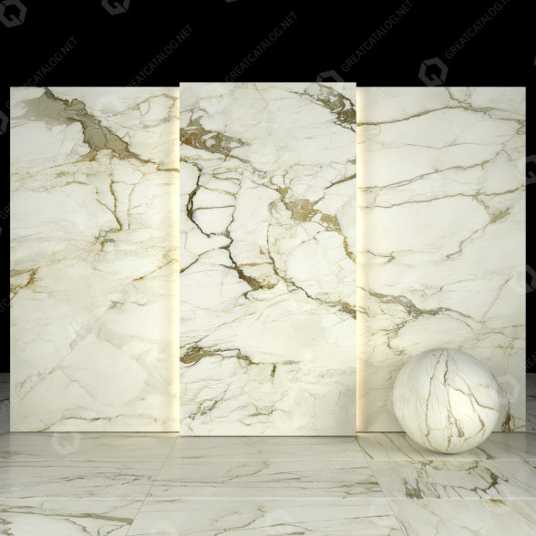 Tile Calacatta Old Stain Marble 02 3D model