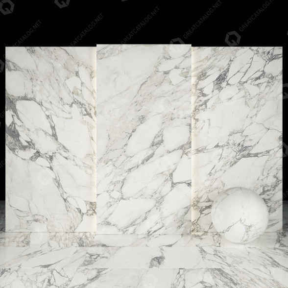Tile Classic Arabescato Marble 02 3D model