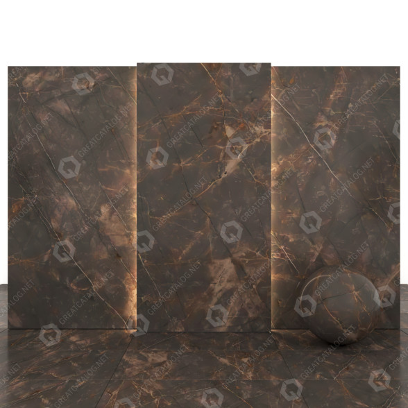 Плитка Pulpis Dark Gray Marble 01 3D модель