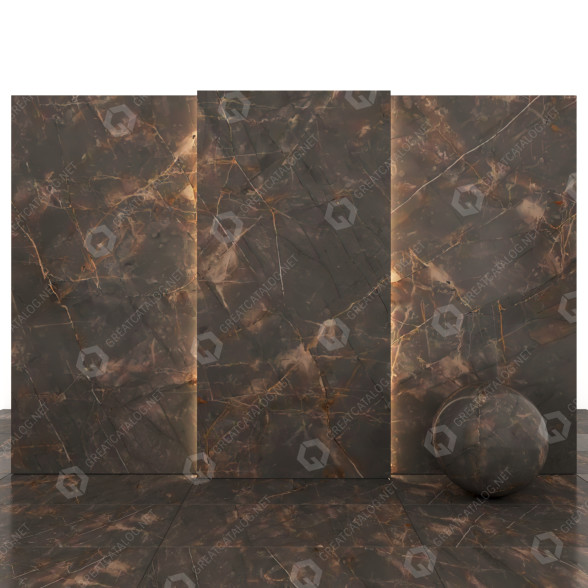 Azulejo Pulpis Dark Gray Marble 02 Modelo 3D