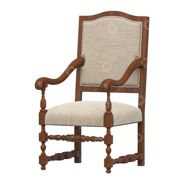 Fotel 1stDibs Antique Pair model 3D