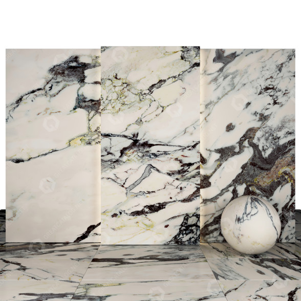 Płytka Capria Marble 02 model 3D