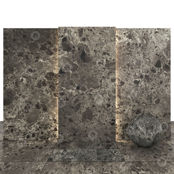 Płytka Shadow Black Stone 02 model 3D