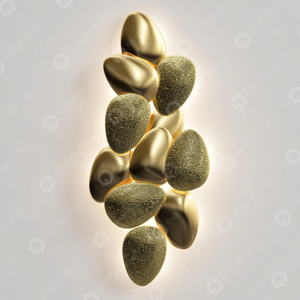 Lampe murale Candela Golden 011 modèle 3D