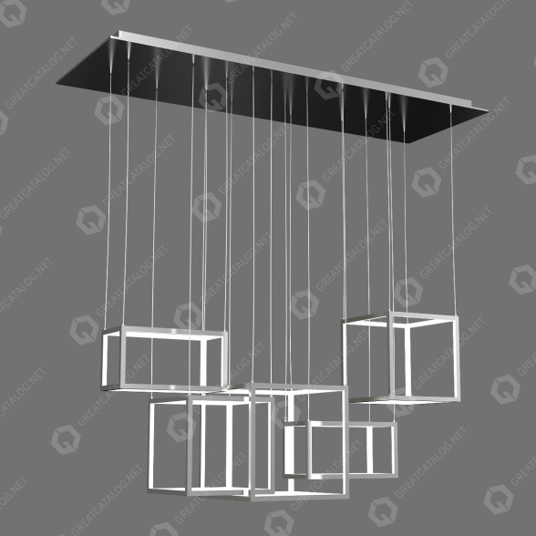 Pendant Lamp Candela Cube 02 3D model