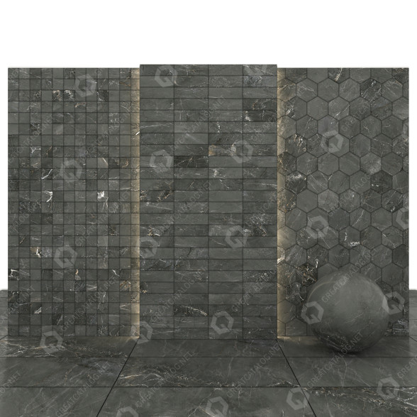 Плитка Gray Marble 11 3D модель